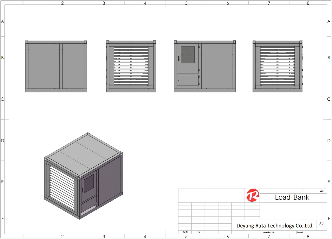 Конструкция резистивного нагрузочного стенда мощностью 100 кВт. Конструкция резистивного нагрузочного стенда мощностью 100 кВт.
