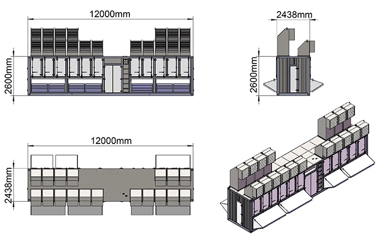 Bank Beban Resistif Voltan Tinggi 5MW 8